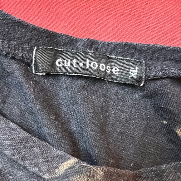 Cut Loose Women's Black Long Sleeve Top XL - Picture 4 of 6